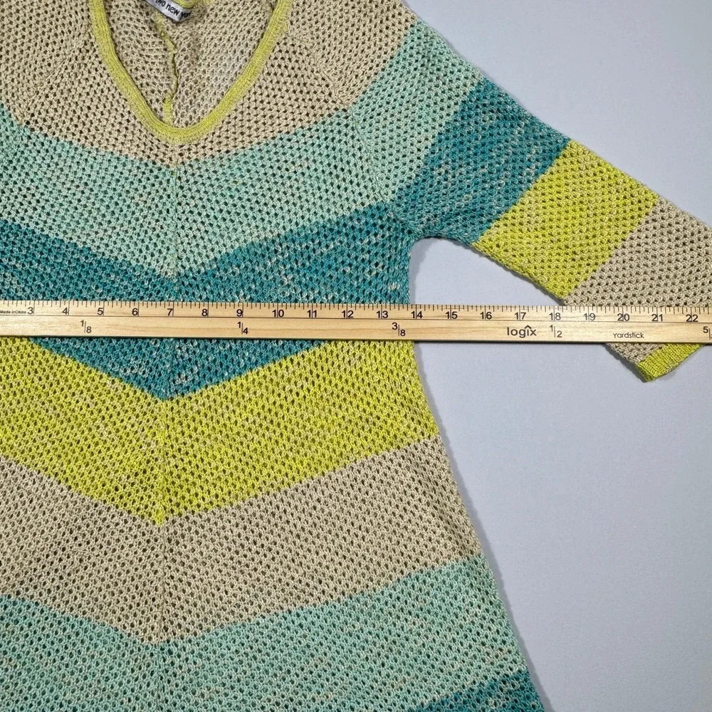 Two one Two New York‎ Open Weave Bathing Suit Coverup Small Mermaid Colors